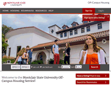 Tablet Screenshot of offcampushousing.montclair.edu